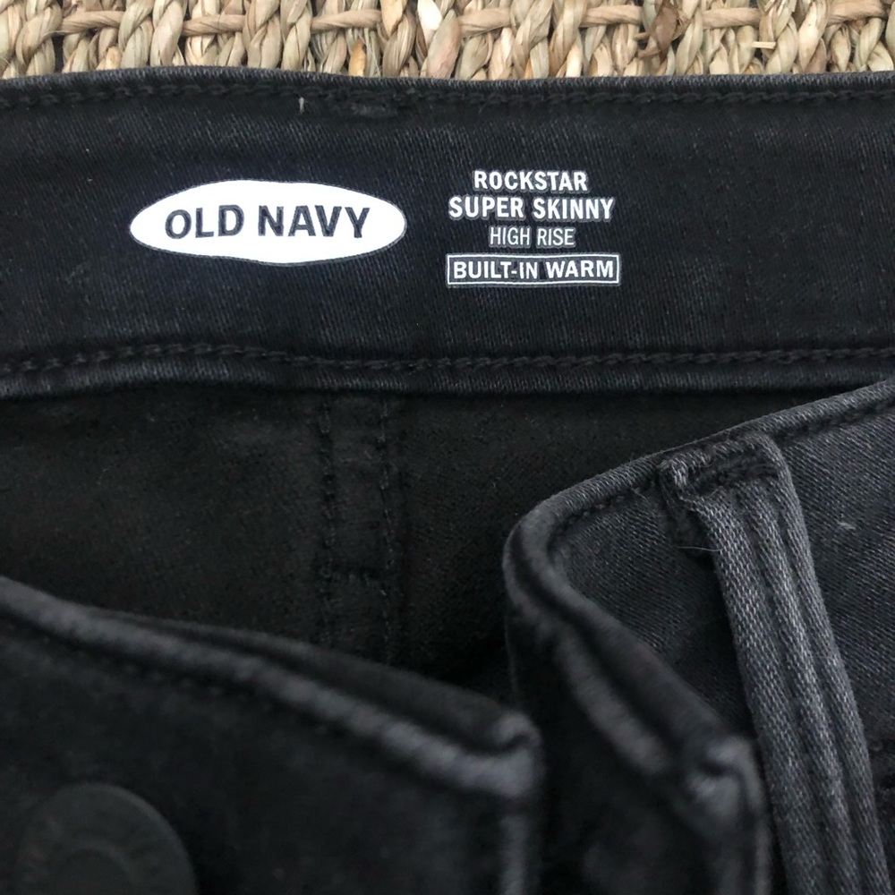 High Rise Rockstar Jeans Built-in Warm